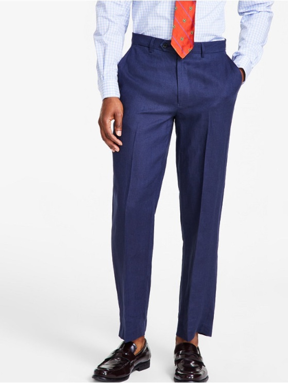 Nautica Men's Modern-Fit Linen Dress Pants